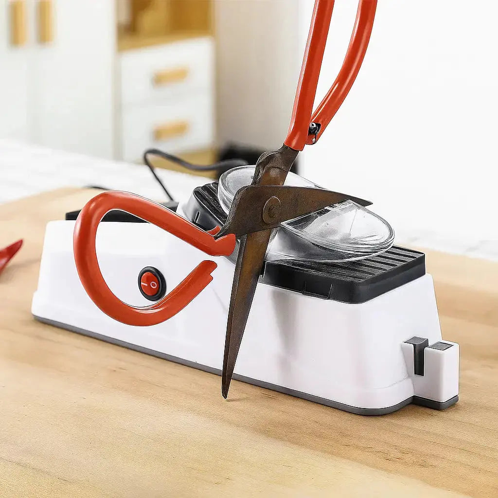 Electric Knife Sharpener USB Rechargeable 5 Grinding Discs
