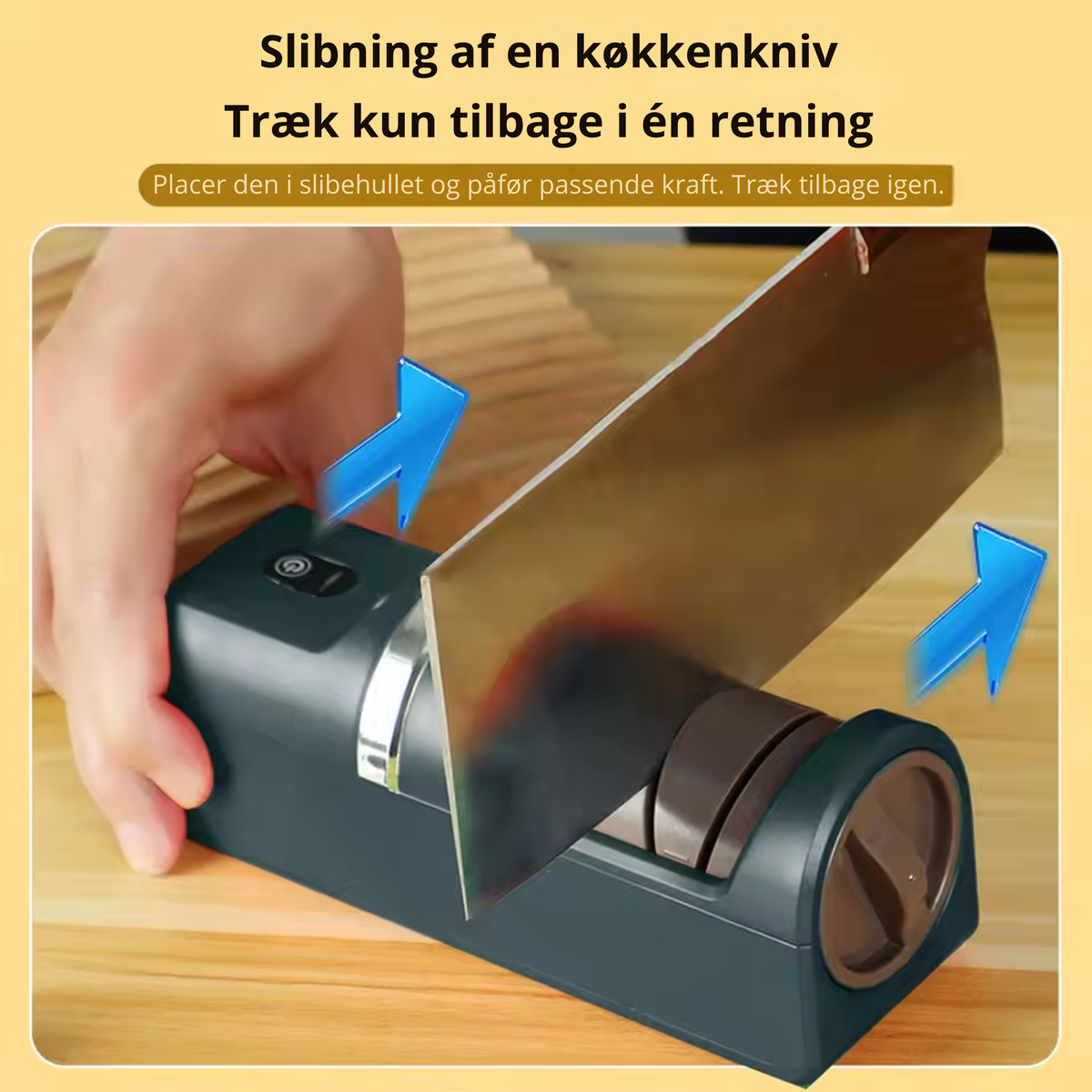 Electric Knife Sharpener USB Rechargeable Coarse & Fine Scissors Mode