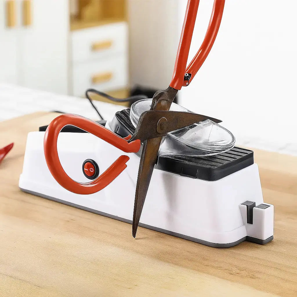 Electric Knife Sharpener USB Rechargeable Cordless Non-Slip