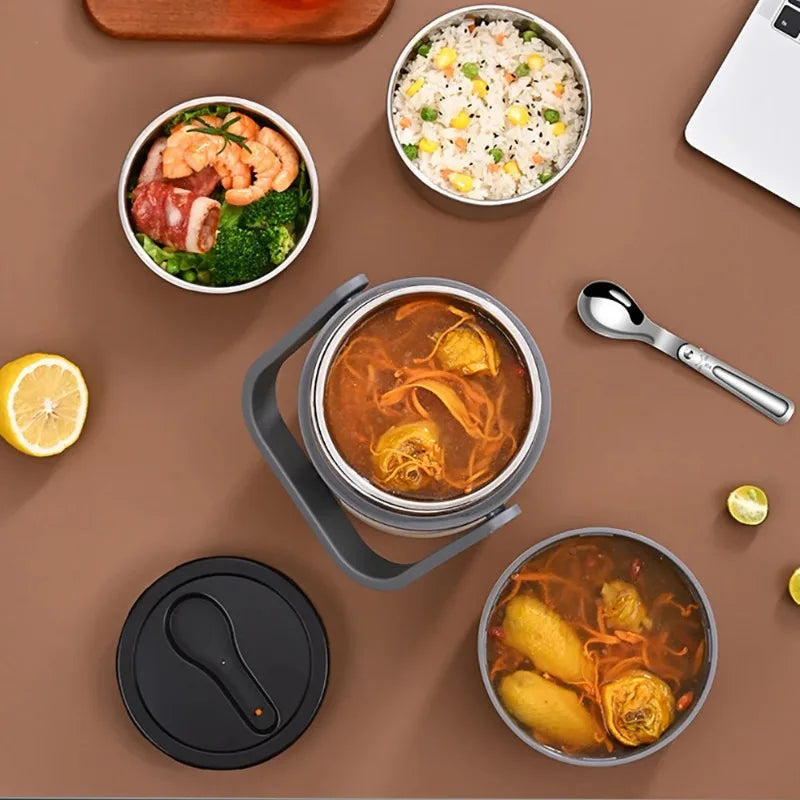 Electric Lunch Box USB-Powered Stainless Steel 2.0 L