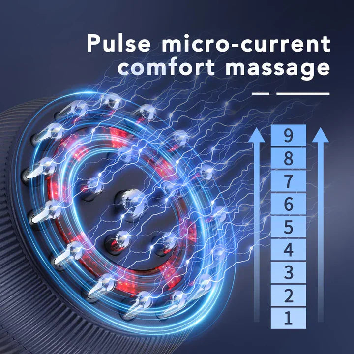 Electric Massager 4-in-1 Heat Vibration Microcurrent Red Light