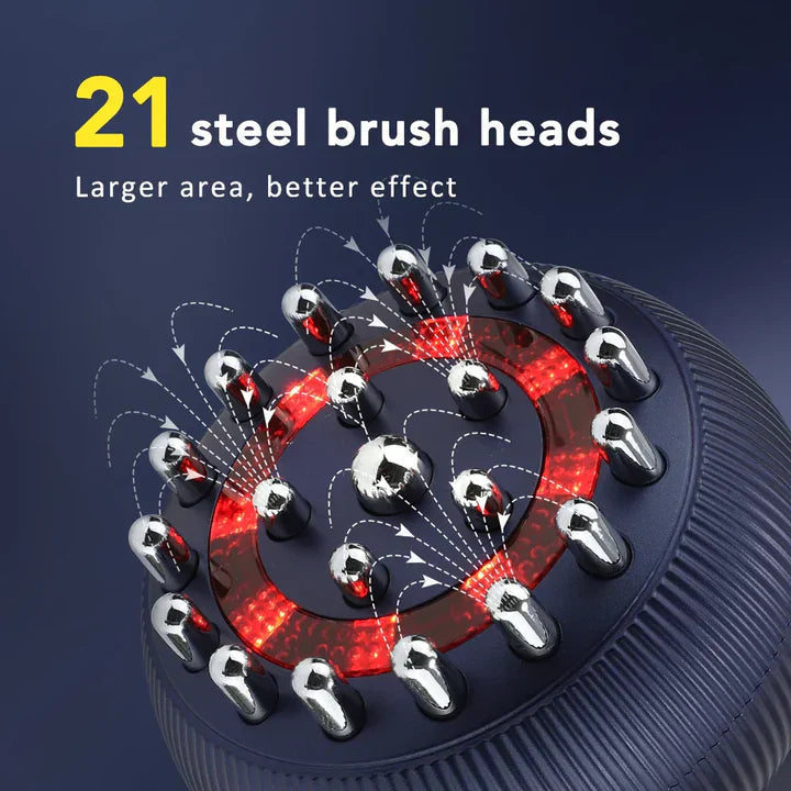 Electric Massager 4-in-1 Heat Vibration Microcurrent Red Light