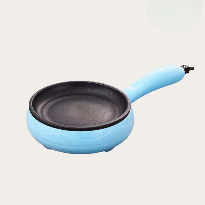 Electric Mini Pan Non-Stick Fast Heating & Automatic Shut-Off