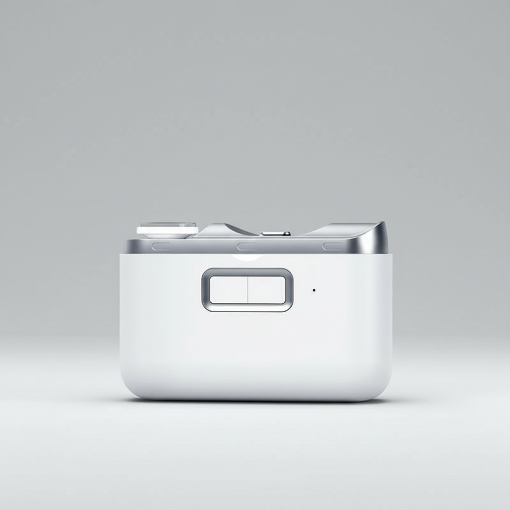 Electric Nail Clipper Dual-Speed LED Waste Container
