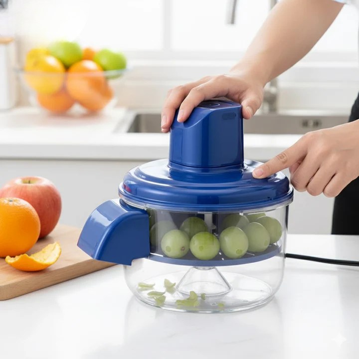 Electric Peeler 5 Stainless Steel Blades USB Rechargeable BPA-Free