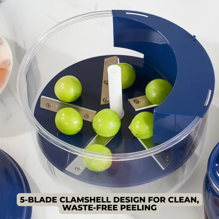 Electric Peeler 5 Stainless Steel Blades USB Rechargeable BPA-Free