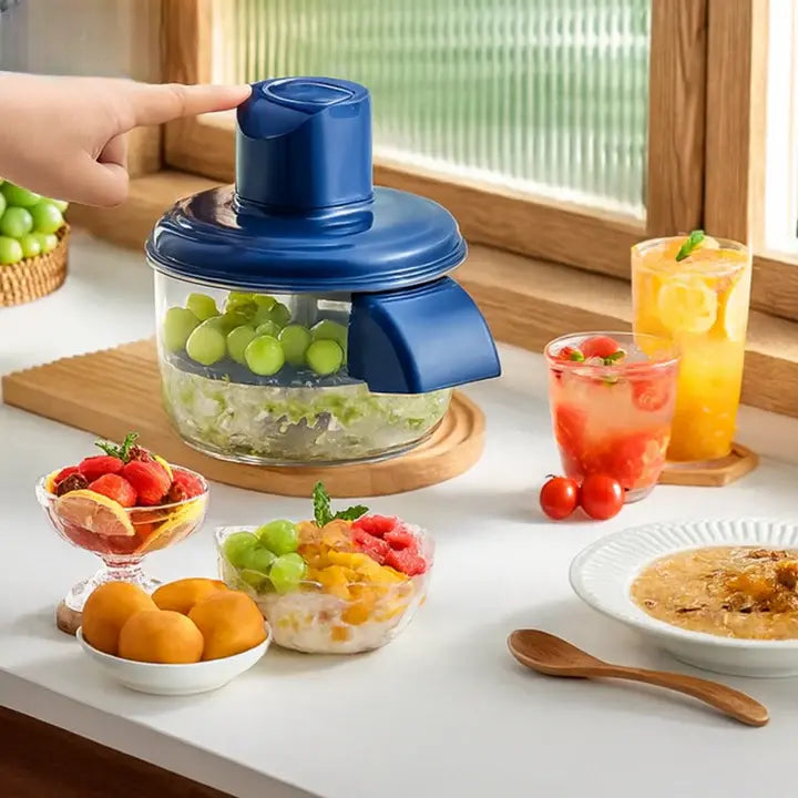 Electric Peeler One-Button 5 Stainless Steel Blades & Washable Parts
