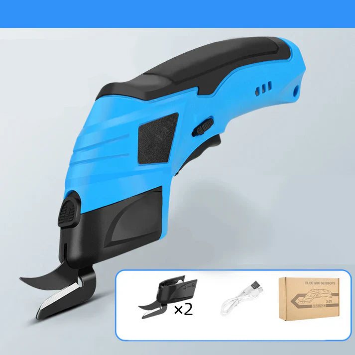 Electric Scissors Motorized USB Rechargeable Stainless Steel Blades