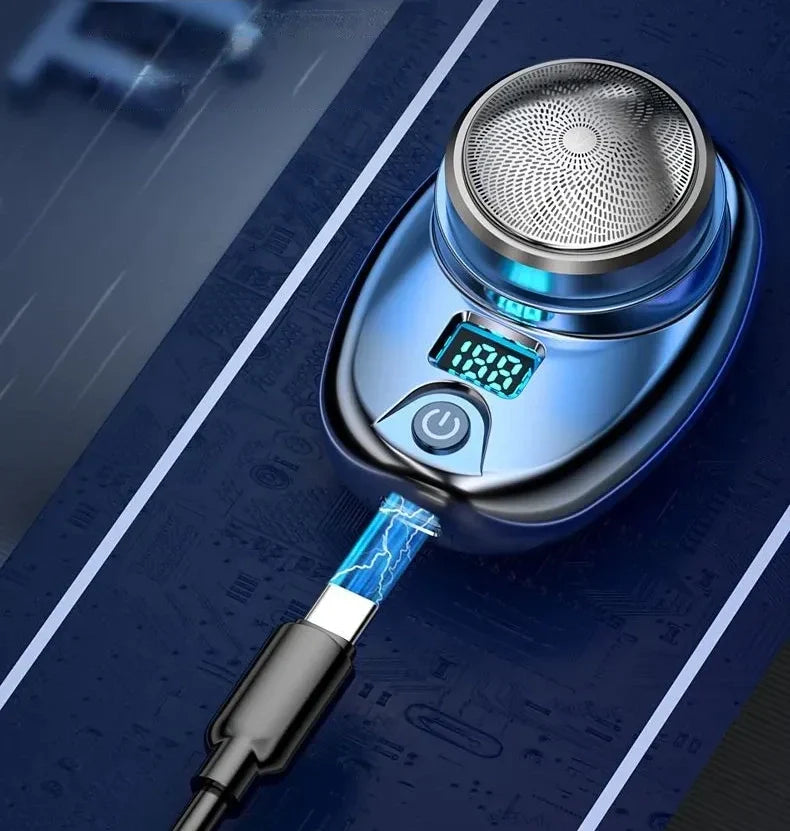 Electric Shaver 6-Blade Stainless Steel USB-C Rechargeable