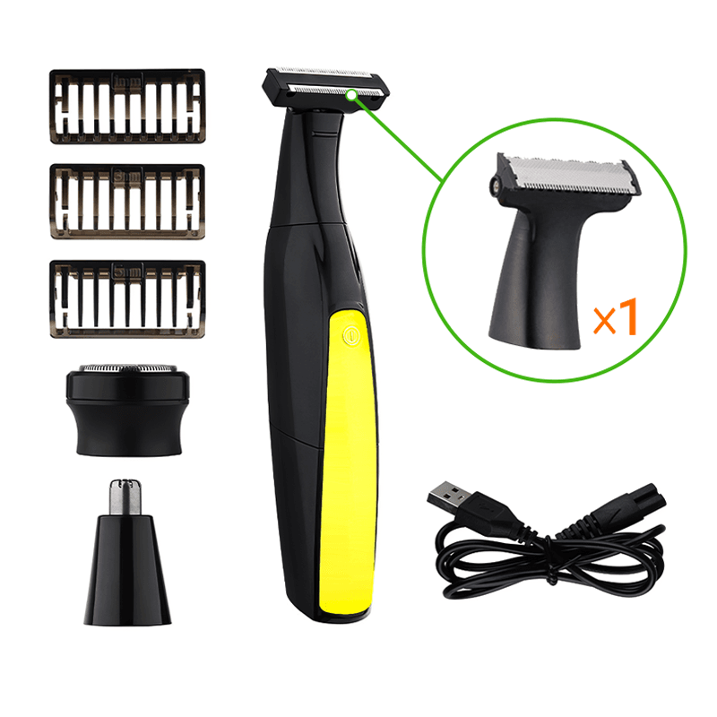Electric Trimmer Cordless Waterproof All-In-One 90-Minute Runtime