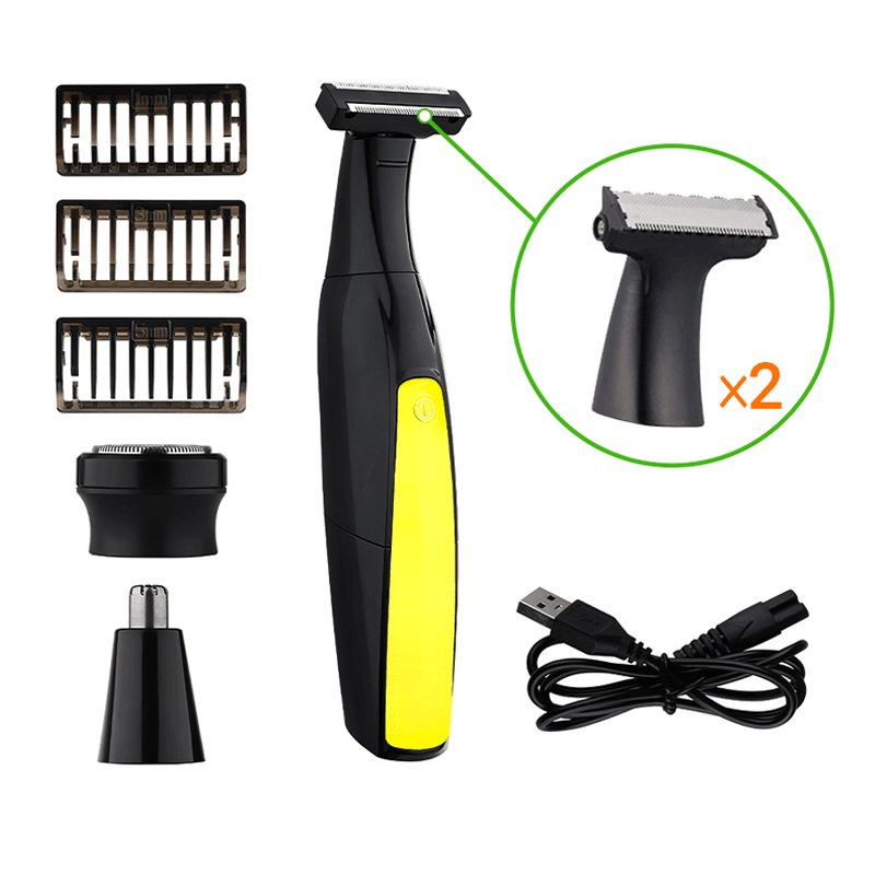 Electric Trimmer Cordless Waterproof All-In-One 90-Minute Runtime