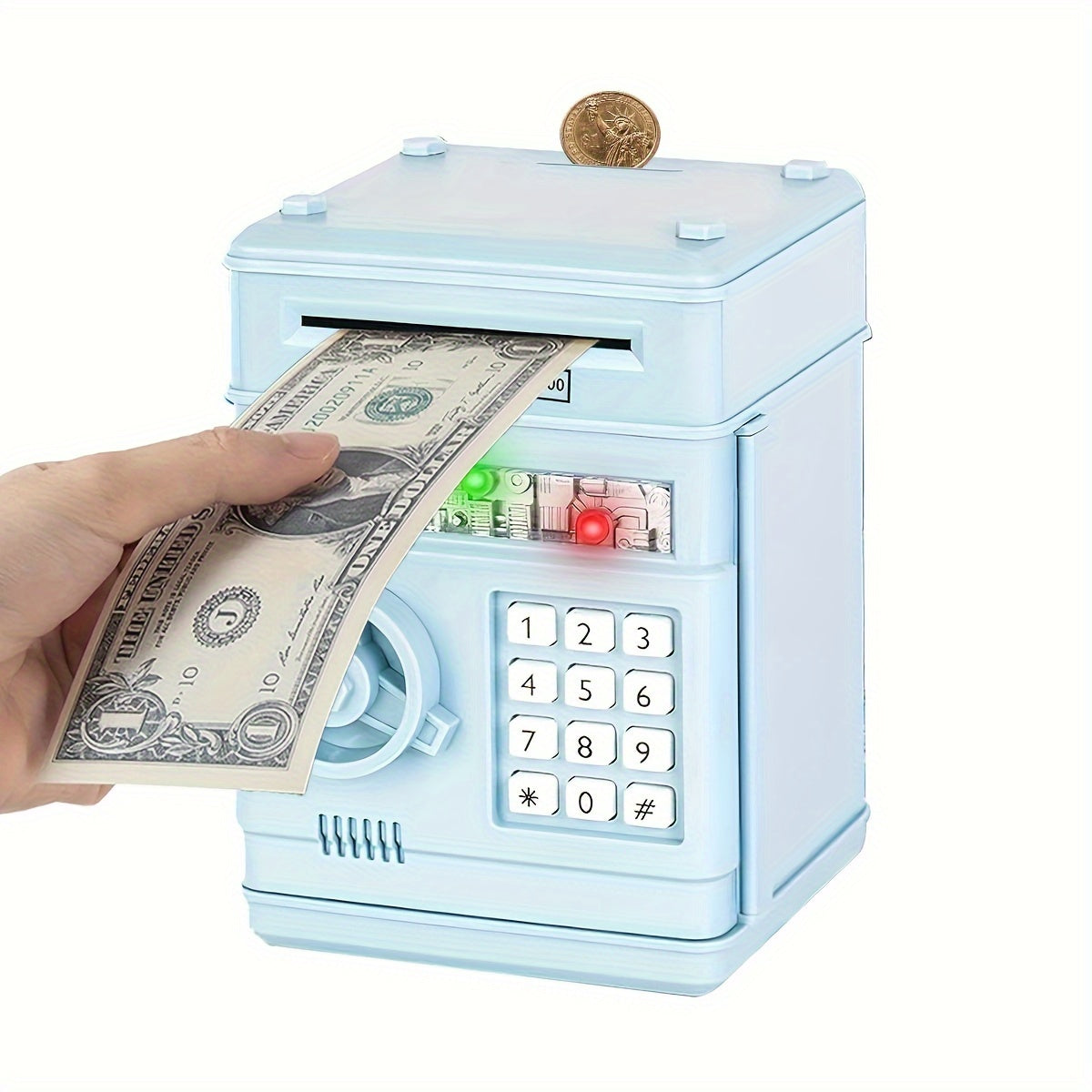 Electronic Piggy Bank 4-Digit Lock With Sound & LED