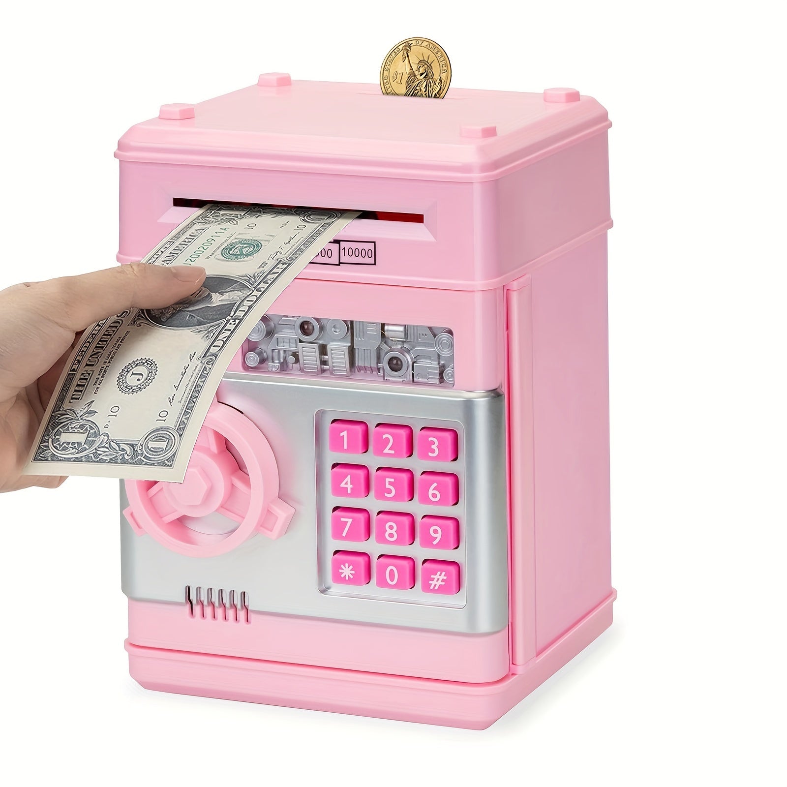Electronic Piggy Bank 4-Digit Lock With Sound & LED