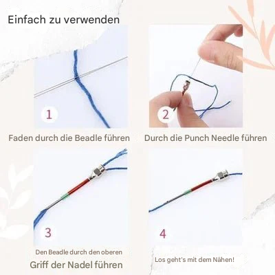 Embroidery Needle Set Color-Coded Interchangeable 5-Piece