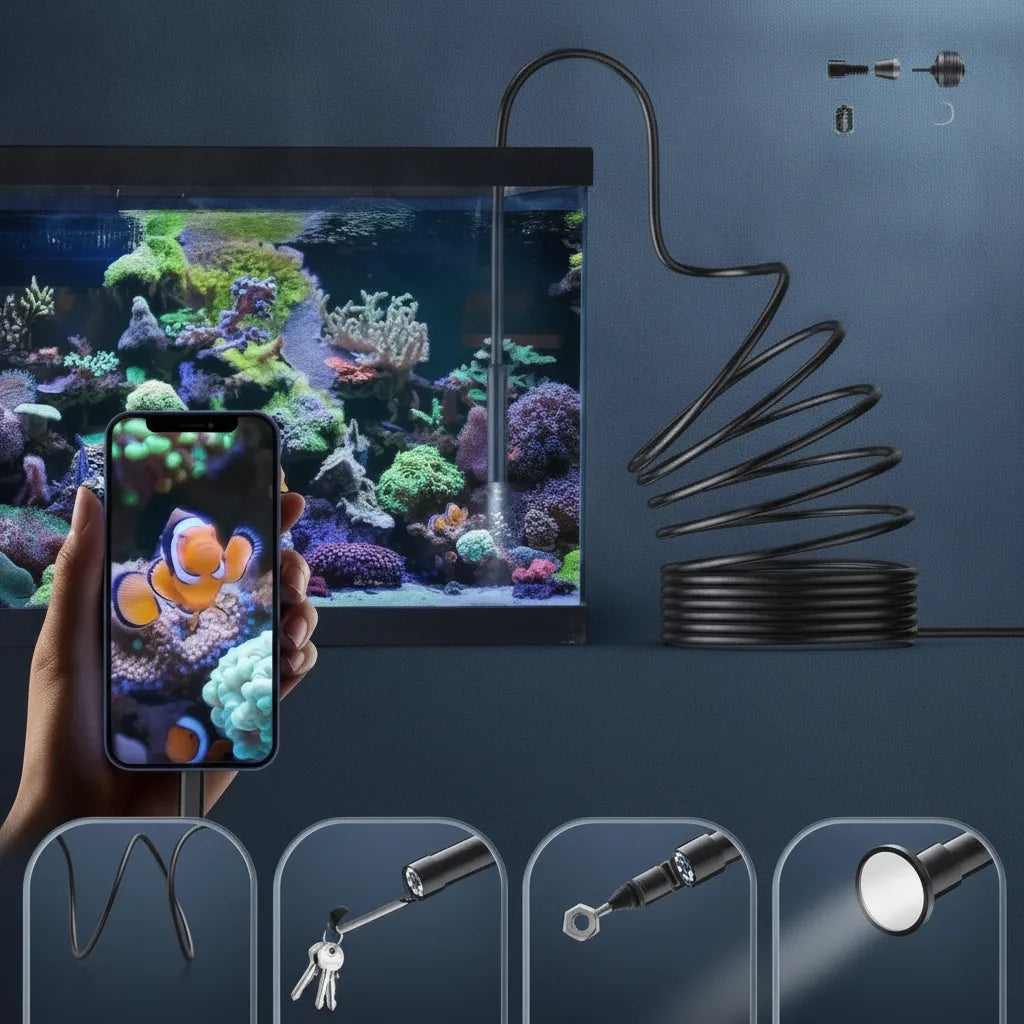 Endoscope Camera 200MP Semi-Rigid Probe 8mm