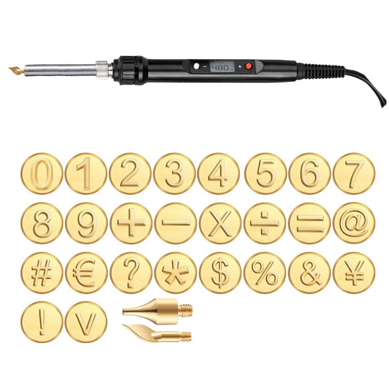 Engraving Kit Brass Tips For Standard Soldering Irons