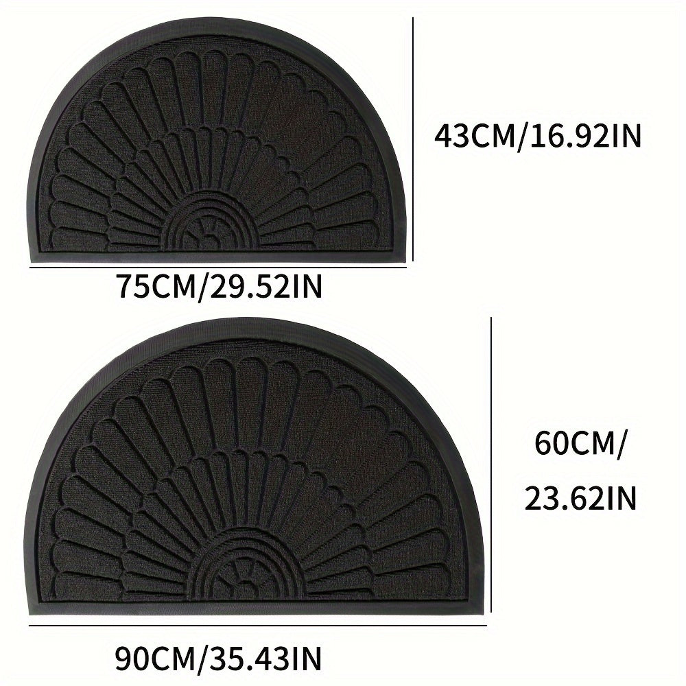Entrance Doormat Rubber Non-Slip Deep Groove