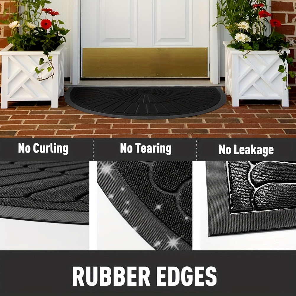 Entrance Doormat Rubber Non-Slip Deep Groove