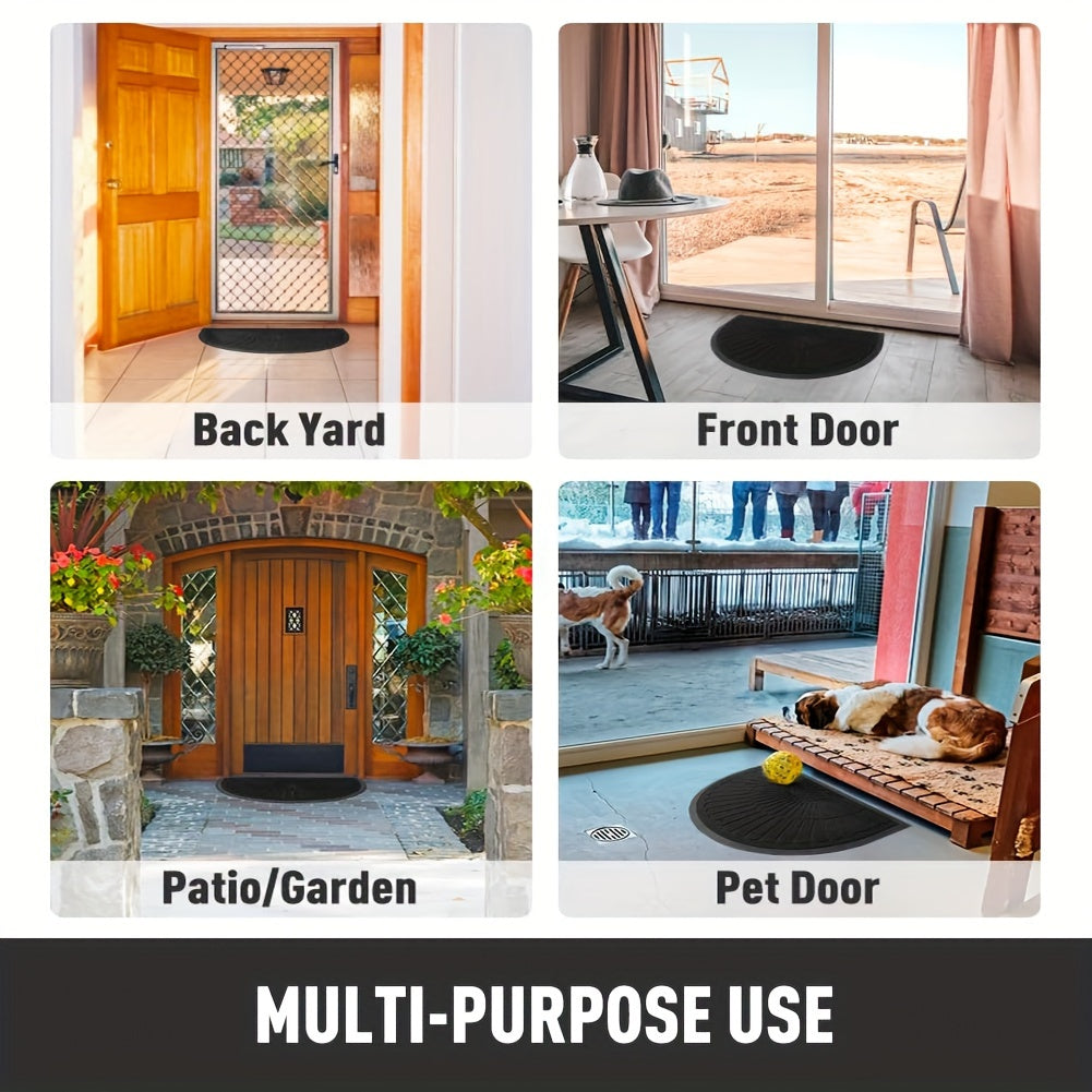 Entrance Doormat Rubber Non-Slip Deep Groove