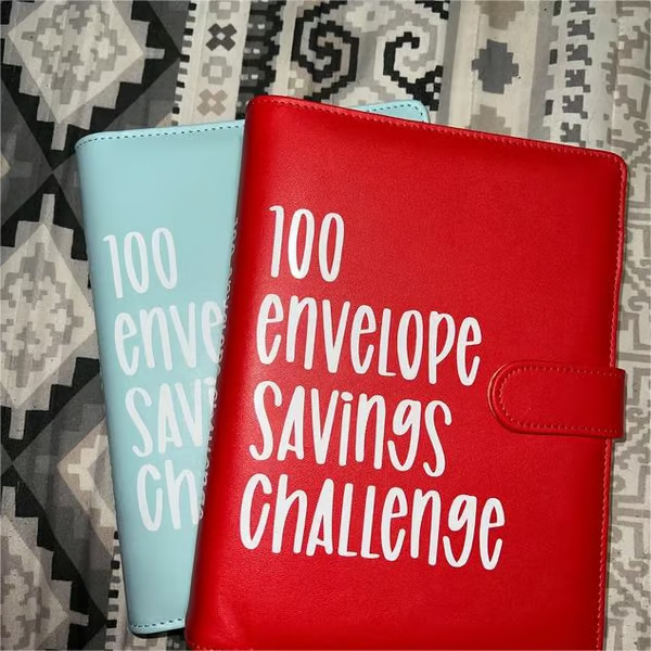 Envelope Savings Kit 100 Envelopes Reusable Tracker & A5 Folder