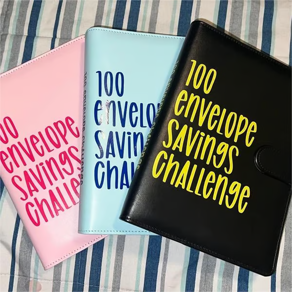 Envelope Savings Kit 100 Envelopes Reusable Tracker & A5 Folder