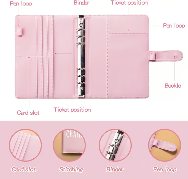 Envelope Savings Kit 100 Envelopes Reusable Tracker & A5 Folder