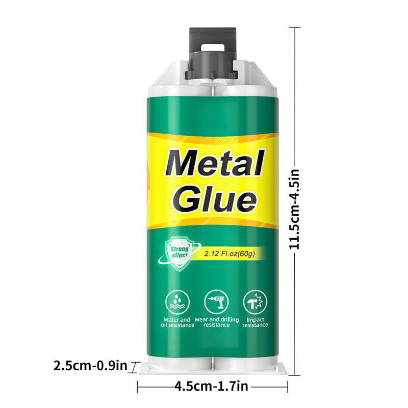Epoxy Adhesive Dual-Syringe Auto-Mix 60g Waterproof & Oil-Resistant