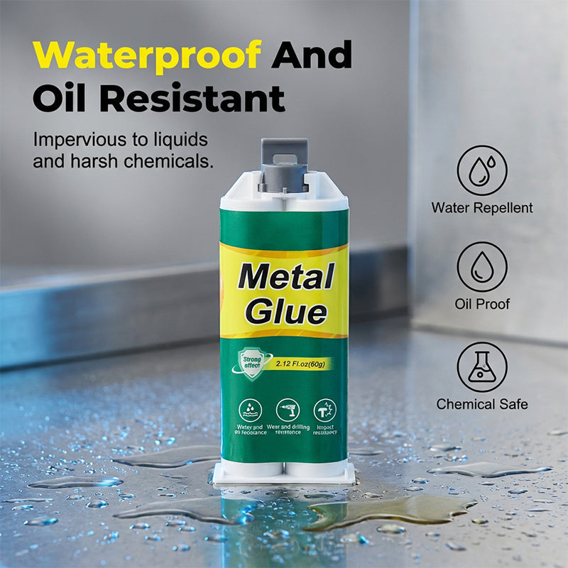 Epoxy Adhesive Dual-Syringe Auto-Mix 60g Waterproof & Oil-Resistant