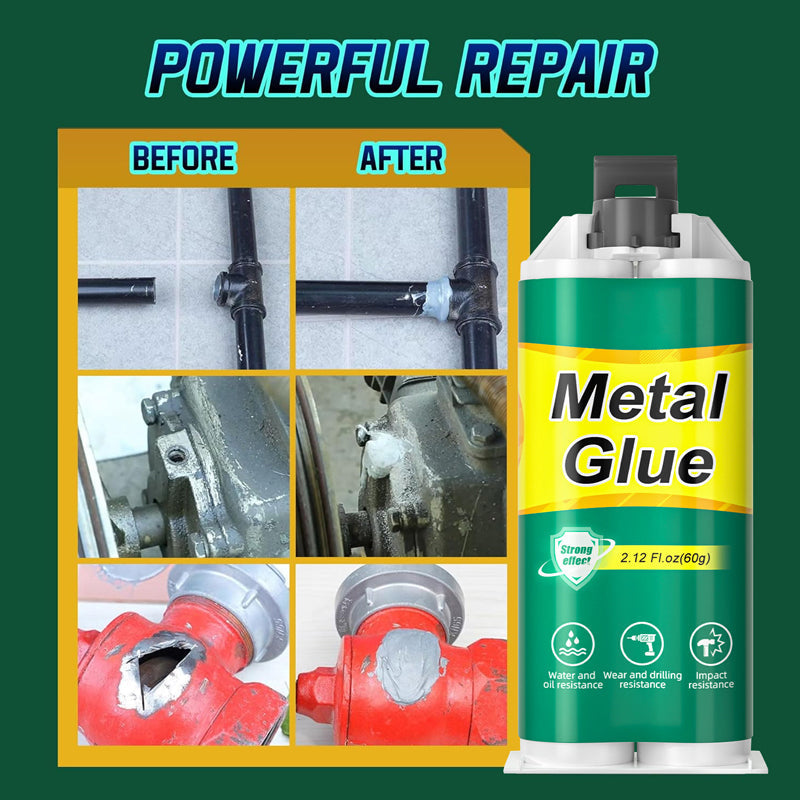 Epoxy Adhesive Dual-Syringe Auto-Mix 60g Waterproof & Oil-Resistant