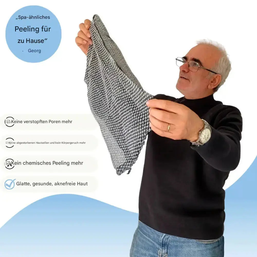 Exfoliating Bath Towel Dual Exfoliation & Silver Ion