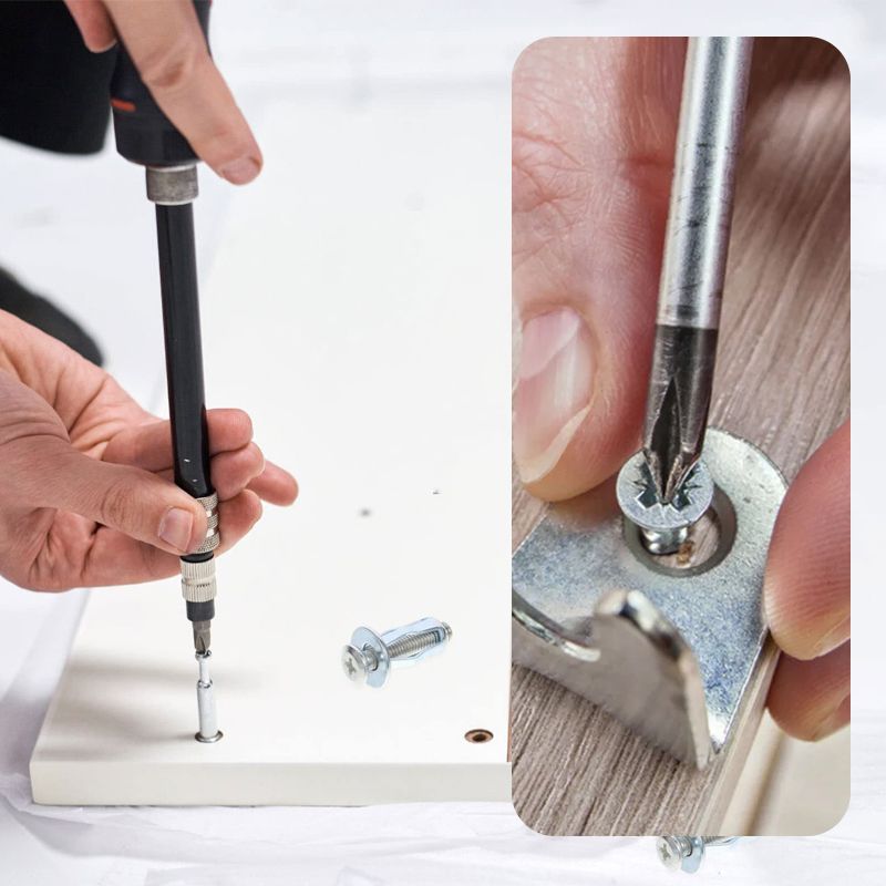 Expansion Bolt Set Zinc-Plated Flower Nut M4x20mm 20 Pieces