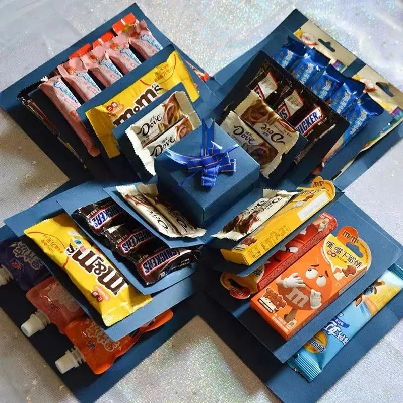 Exploding Gift Box 5-Layer Sturdy Cardboard