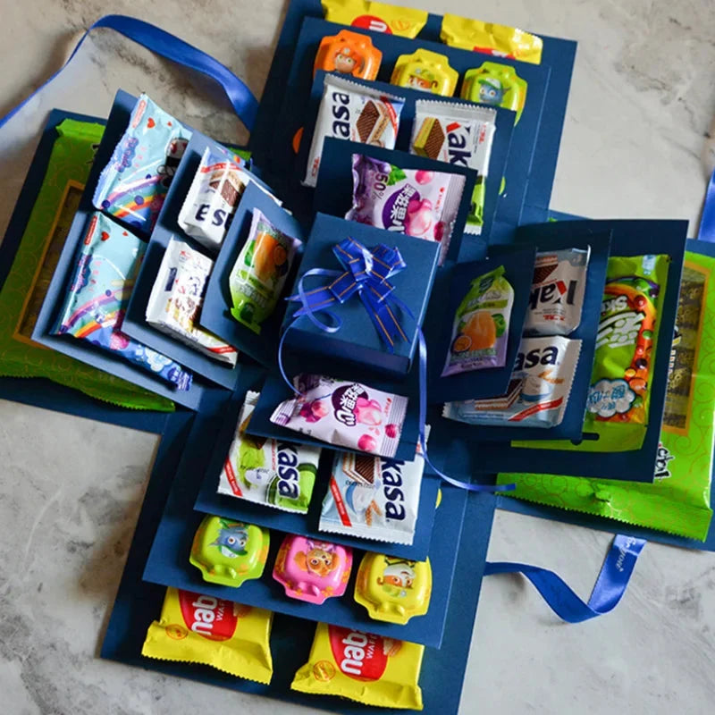 Exploding Gift Box 5-Layer Sturdy Cardboard
