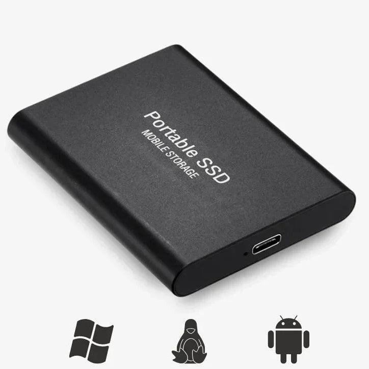 External SSD USB 3.1 High-Speed Plug-and-Play Up To 16TB