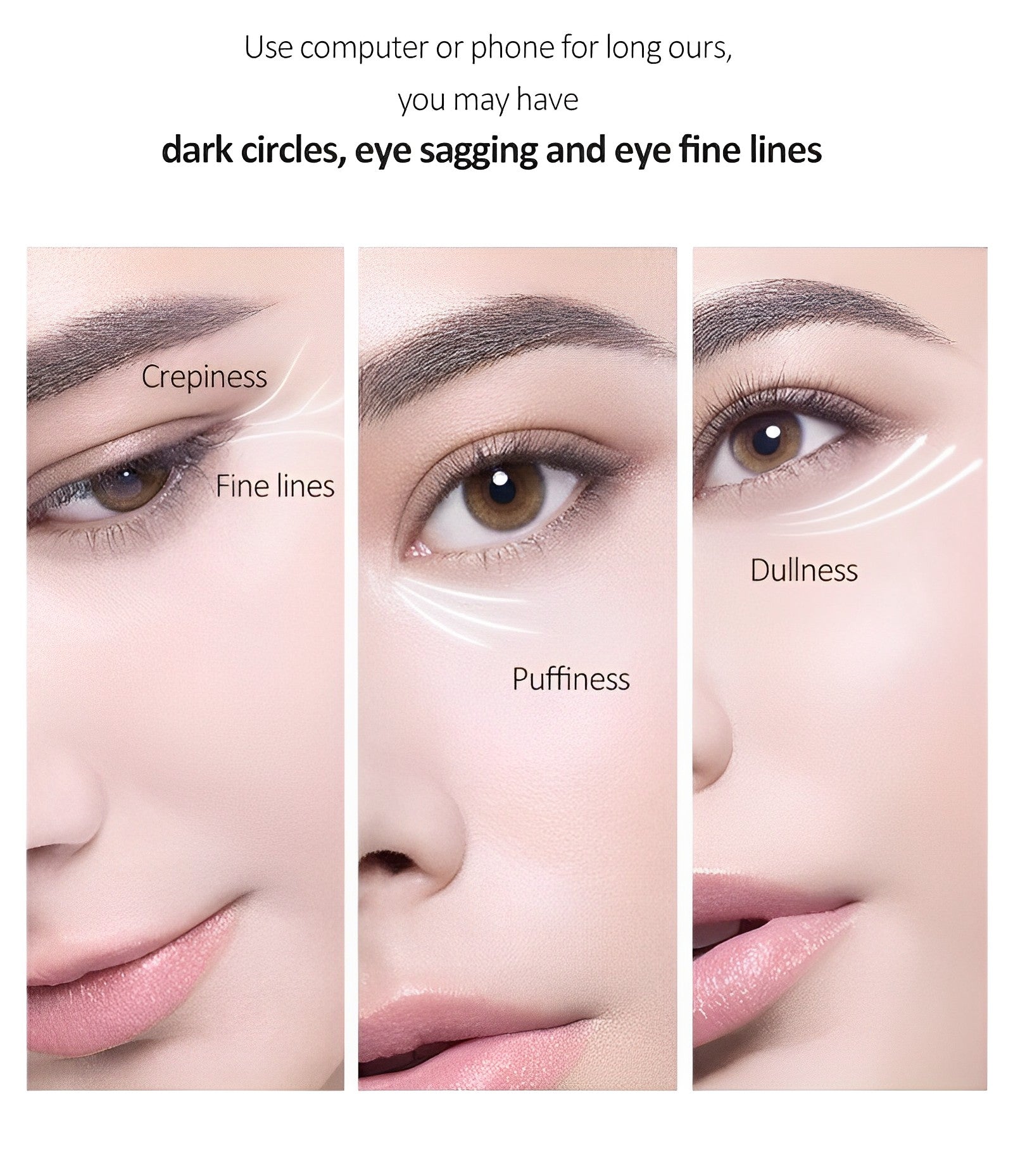 Eye Cream Peptides & Hyaluronic Acid Brightening & Depuffing
