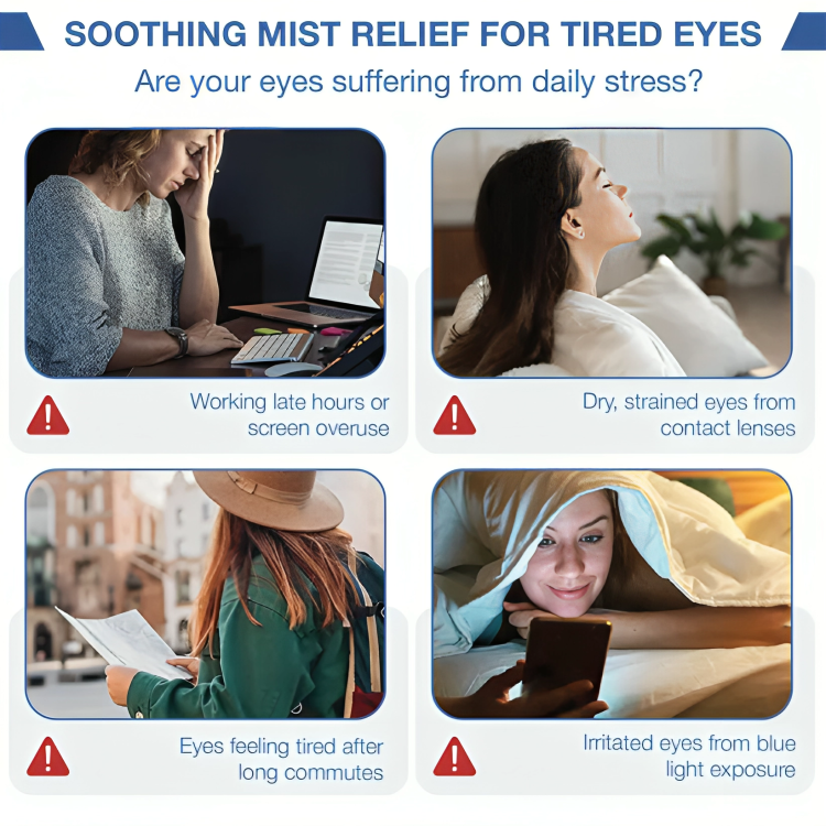 Eye Steam Massager Portable Warm Steam Rechargeable