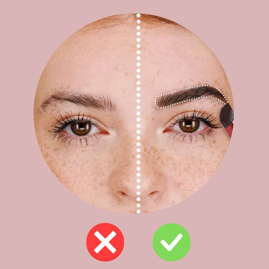 Eyebrow Microblading Kit Microblade-Style Brush & Semi-Permanent Gel