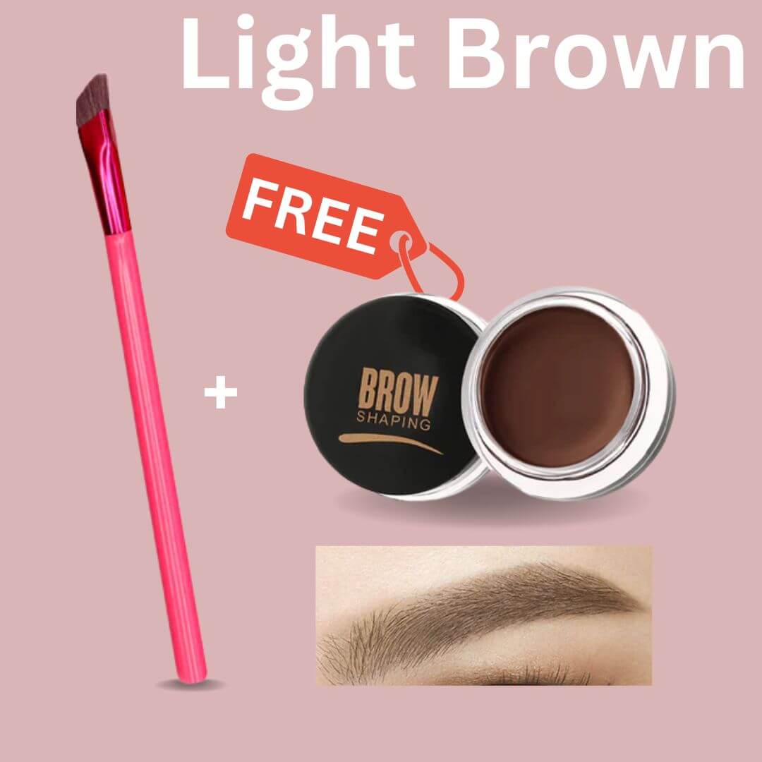 Eyebrow Microblading Kit Microblade-Style Brush & Semi-Permanent Gel