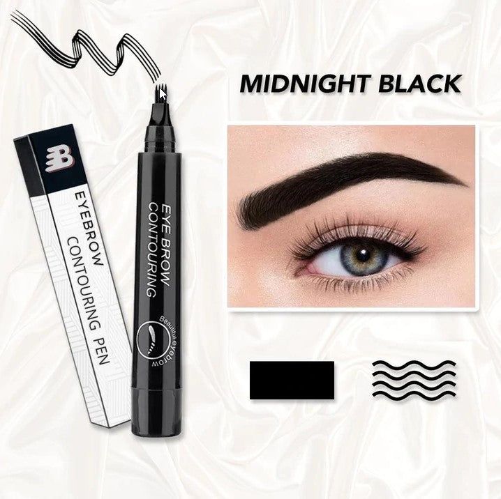 Eyebrow Pen Multi-Pronged Tip Waterproof & Smudge-Proof