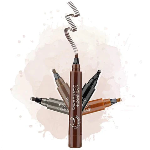 Eyebrow Pen Multi-Pronged Tip Waterproof & Smudge-Proof