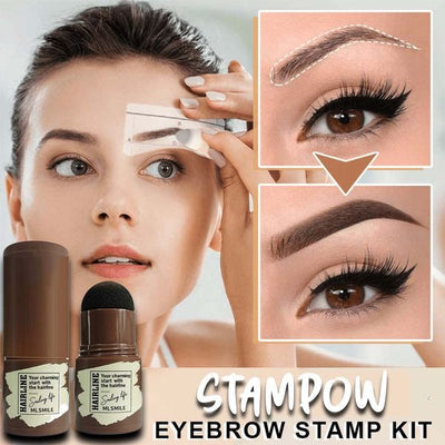 Eyebrow Stencil & Stamp Kit Waterproof & Smudge-Proof