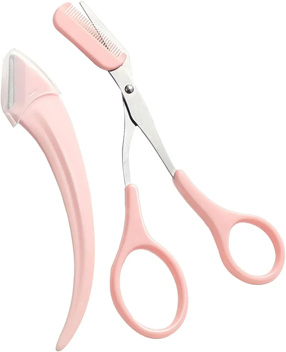 Eyebrow Trimmer Integrated Comb Stainless Steel Blades
