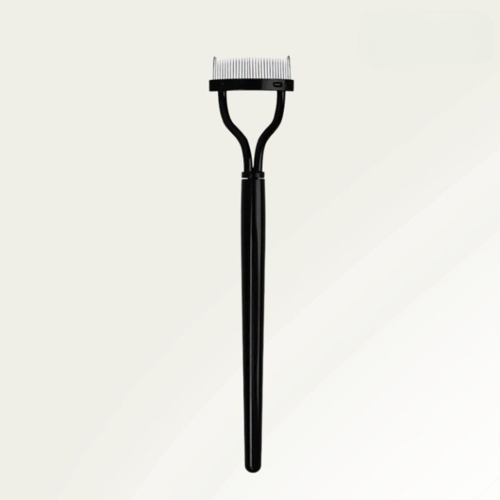 Eyelash Comb Curved Ultra-Fine Tips Stainless Steel