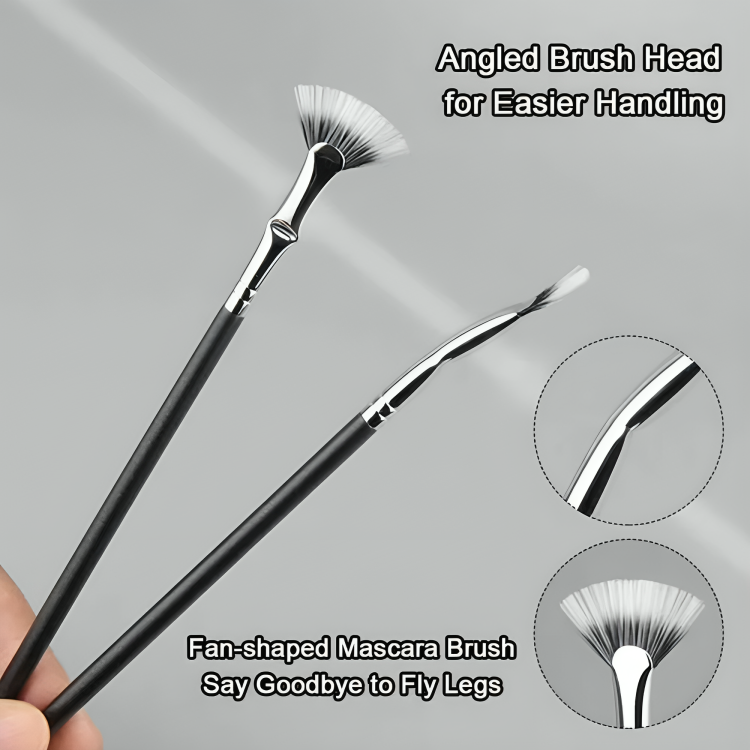 Eyelash Separating Brush Clump-Free Ergonomic Set of 2