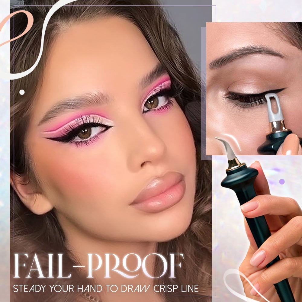 Eyeliner Applicator Silicone Flat Tip & Waterproof Cream