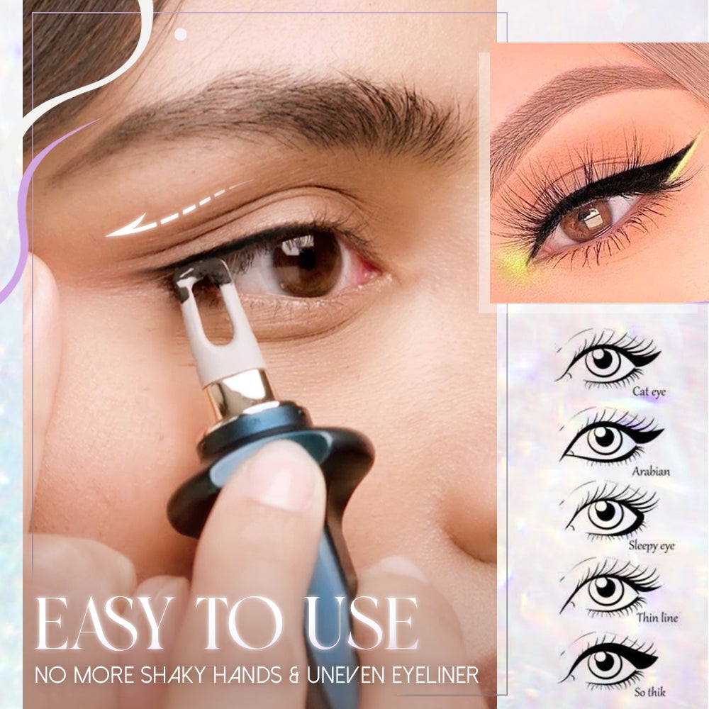 Eyeliner Applicator Silicone Flat Tip & Waterproof Cream
