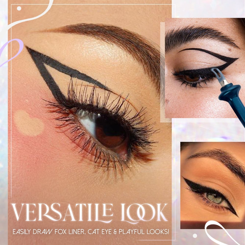 Eyeliner Applicator Silicone Flat Tip & Waterproof Cream