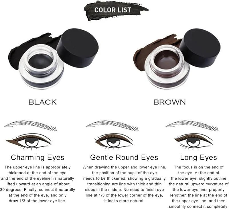 Eyeliner Pencil Precision Tip Waterproof & Smudge-Proof