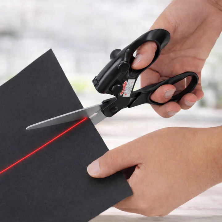 Fabric Scissors Integrated Laser Guide Stainless Steel Blades