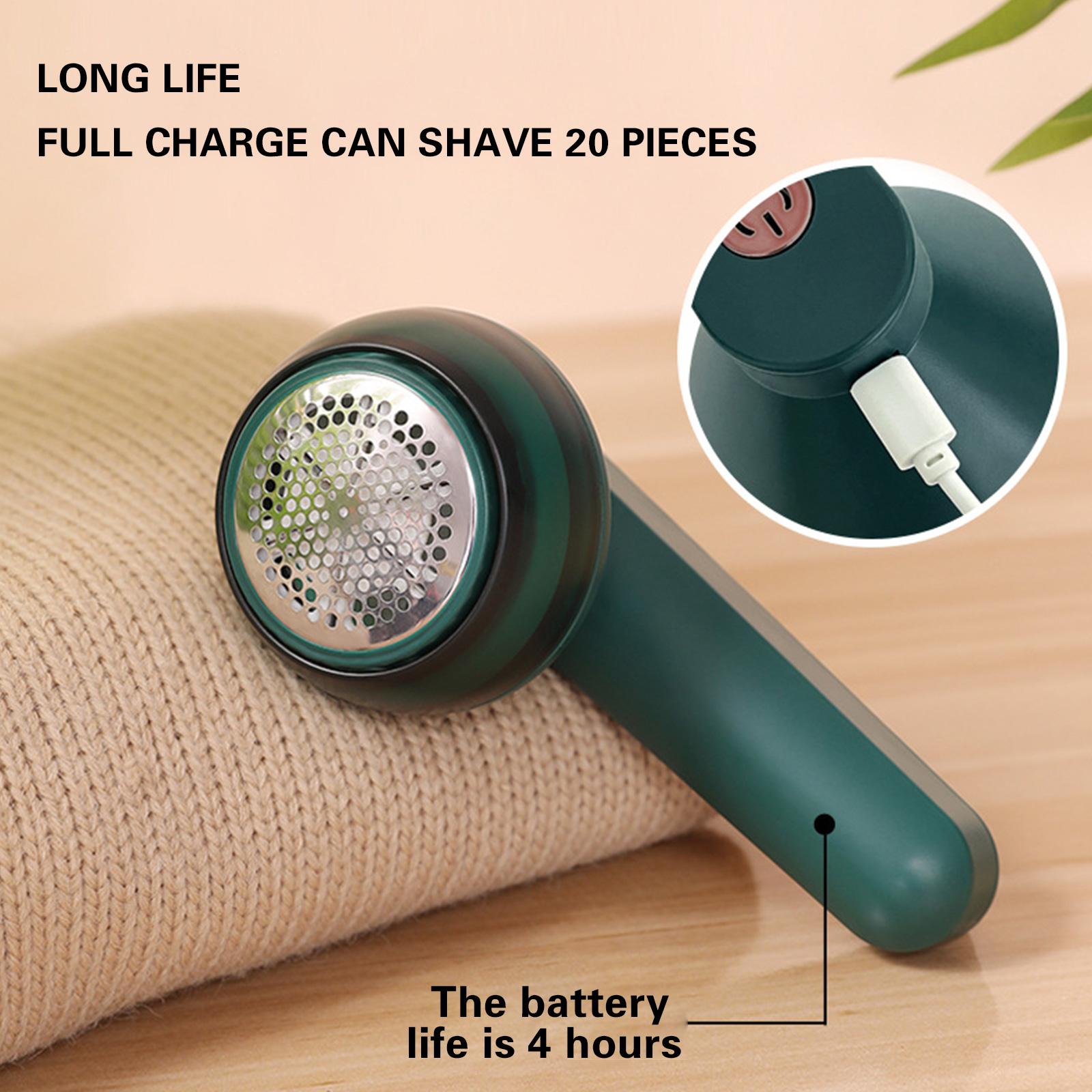 Fabric Shaver Cordless Rechargeable Stainless Steel Blades